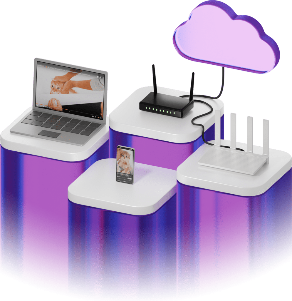 3D сцена RouTuber